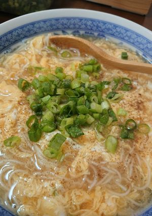 あったまるぅ☆かきたま卵スープにゅうめん-レシピのメイン写真