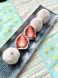 いちご大福☆白玉粉使用-レシピのメイン写真