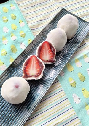 いちご大福☆白玉粉使用-レシピのメイン写真