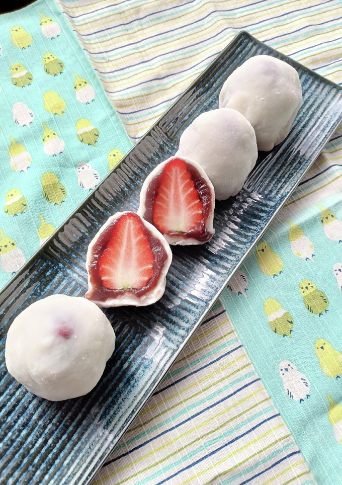 いちご大福☆白玉粉使用-レシピのメイン写真