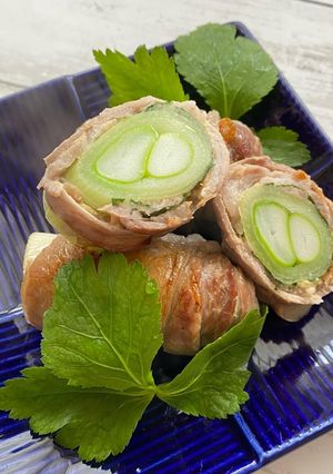 長ネギの豚肉巻き　〜梅味噌風味〜-レシピのメイン写真