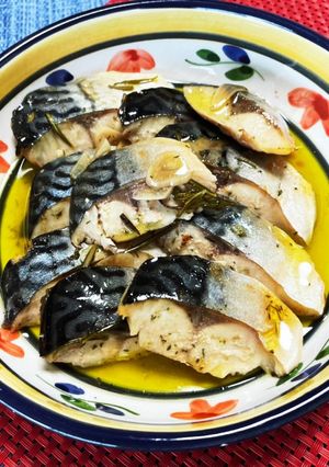 鯖のコンフィ-レシピのメイン写真
