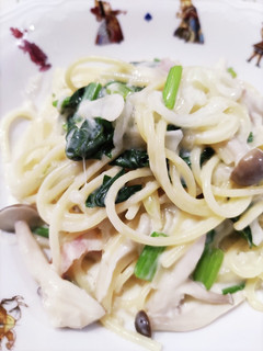 フライパン1つで☆クリームパスタ-レシピのメイン写真