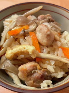 定番☆鶏と舞茸の炊き込みご飯-レシピのメイン写真