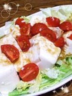 豆腐サラダ。+☆+。-レシピのメイン写真