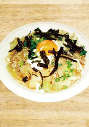 キャベツとちりめんじゃこのスープパスタ-レシピのメイン写真