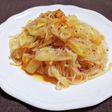白滝とねぎのキムチ炒め
