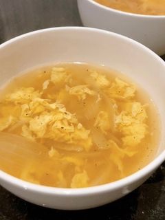 玉ねぎとたまごのスープ-レシピのメイン写真