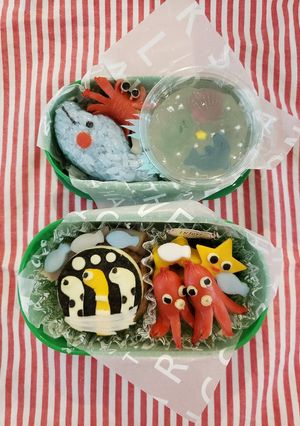 水族館へ遠足に行った日のお弁当　-レシピのメイン写真