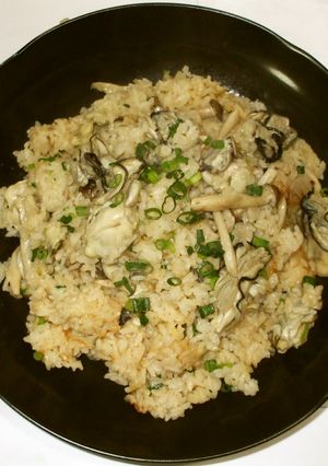 牡蠣炊き込みご飯♪簡単うるおい・漢方薬膳-レシピのメイン写真