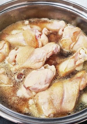 材料4つ☆鶏手羽元のさっぱり煮-レシピのメイン写真