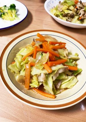 豚バラ肉の野菜炒め-レシピのメイン写真