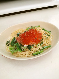 生サーモンとイクラのクリームパスタ-レシピのメイン写真