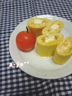お弁当に✿辛子みそマヨとクリチの卵焼き-レシピのメイン写真