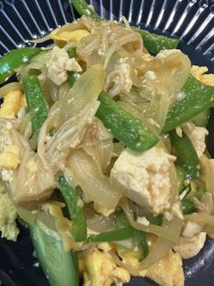 ピーマン豆腐炒め-レシピのメイン写真