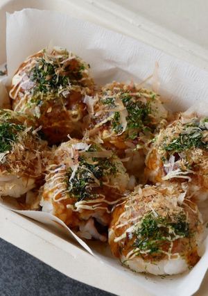 騙されて。たこ焼きおにぎり-レシピのメイン写真