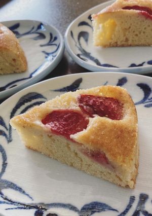 我が家の紅ほっぺケーキ-レシピのメイン写真