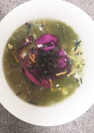 食感楽しむオートミール茶漬け-レシピのメイン写真