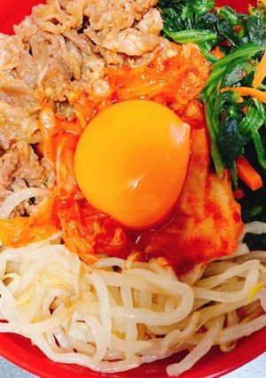 安くてボリューミービビンバ丼-レシピのメイン写真