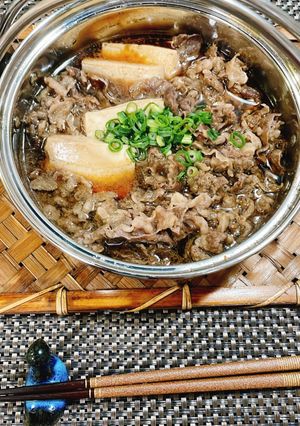 茅乃舎の出汁で♪我が家の肉豆腐♡-レシピのメイン写真