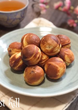 たこ焼き器で・韓国風クルミ饅頭-レシピのメイン写真