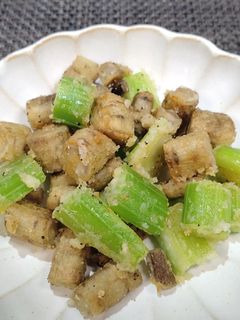 ごぼうとセロリのマヨネーズ炒め-レシピのメイン写真