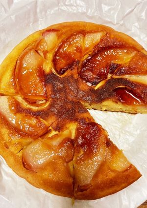 フライパンで！りんごと人参の玄米粉ケーキ-レシピのメイン写真