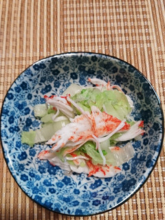 白菜とカニかまの酢の物-レシピのメイン写真