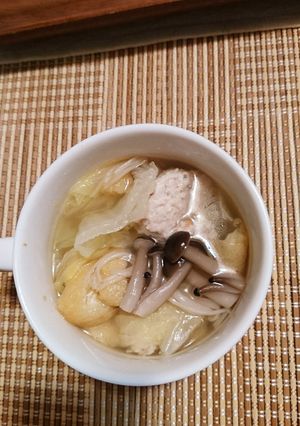 鶏つくねの野菜たっぷりスープ-レシピのメイン写真