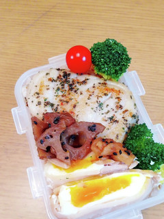 お弁当 白身魚のバジルソテー-レシピのメイン写真