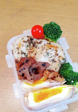 お弁当　白身魚のバジルソテー-レシピのメイン写真