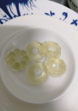 桃缶シロップで☆節約グミもどき-レシピのメイン写真