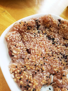 余ったお赤飯で!パリパリバター焼き-レシピのメイン写真