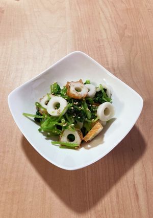 三つ葉とちくわのおひたし-レシピのメイン写真