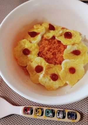 簡単♪お花のお子さまライス-レシピのメイン写真