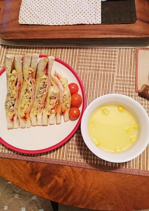 超シンプルなホットサンドです(^○^)-レシピのメイン写真