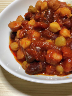 ひよこ豆のピリ辛トマト煮-レシピのメイン写真