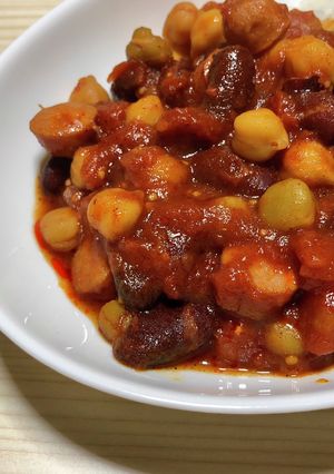 ひよこ豆のピリ辛トマト煮-レシピのメイン写真