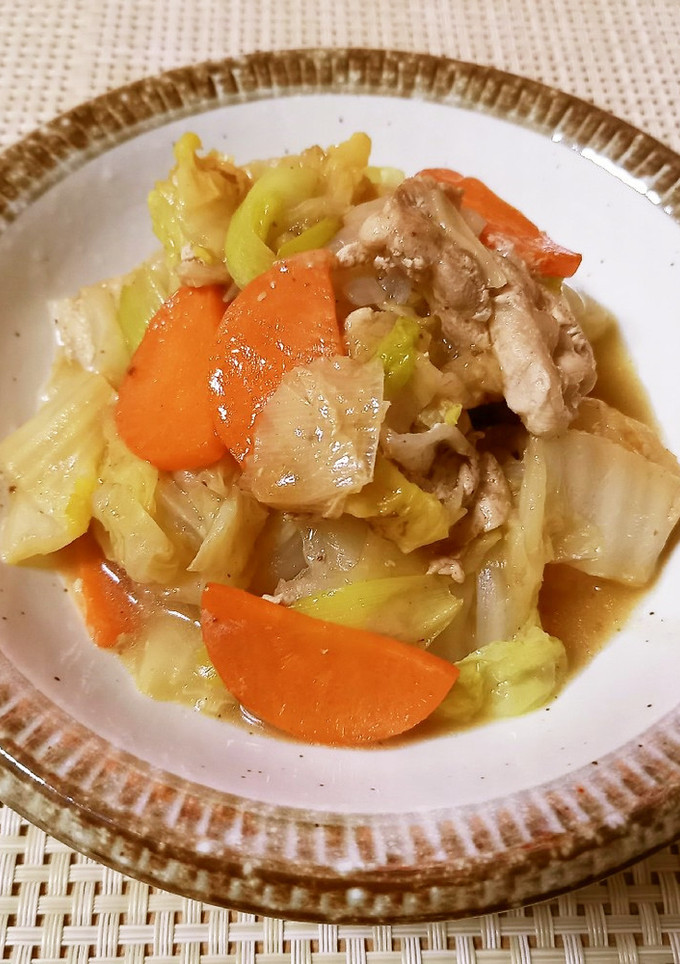 ご飯に合う♪白菜と豚肉の旨塩煮-レシピのメイン写真