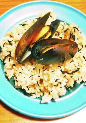 ムール貝の出汁でひじきごはん-レシピのメイン写真