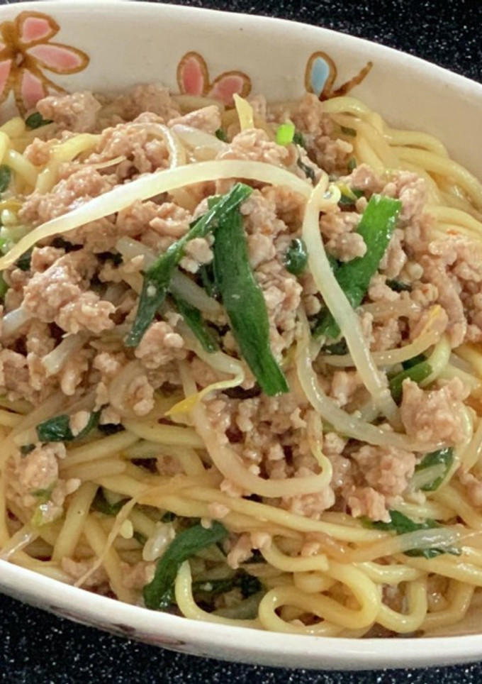 中華麺で簡単　餡かけそぼろ-レシピのメイン写真