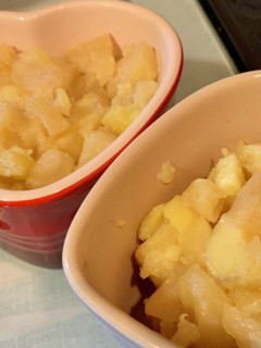 冷やしても♪りんごとさつまいもクリーム煮-レシピのメイン写真
