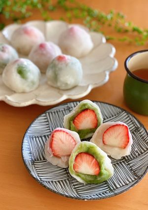 レンジで簡単♪いちご大福-レシピのメイン写真