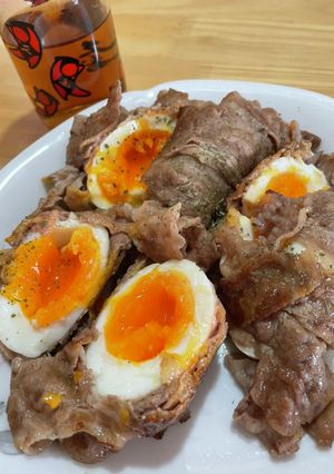 半熟たまご肉巻きSPI-レシピのメイン写真