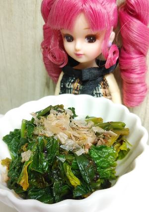 リカちゃん♡ほうれん草プルーン醤油和え-レシピのメイン写真