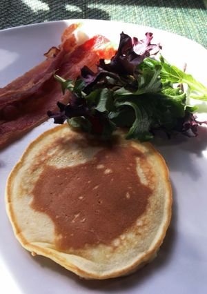 休日はパンケーキ！計りは不要　＃早い！-レシピのメイン写真