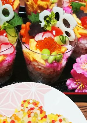カップちらし寿司-レシピのメイン写真
