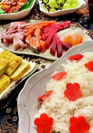 カラフル手巻き寿司-レシピのメイン写真