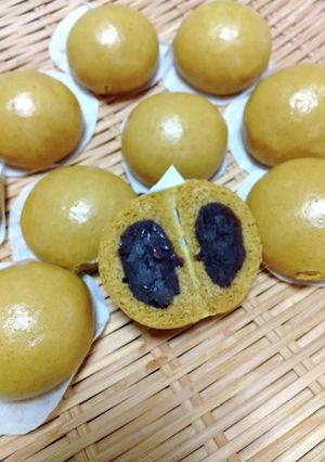 黒糖まんじゅう2(皮の配合を変え)-レシピのメイン写真