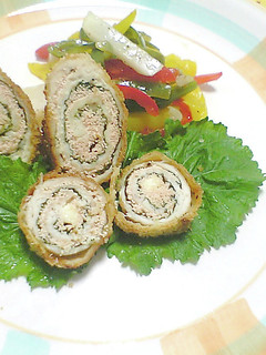 ささみのくるくる明太子揚げ-レシピのメイン写真
